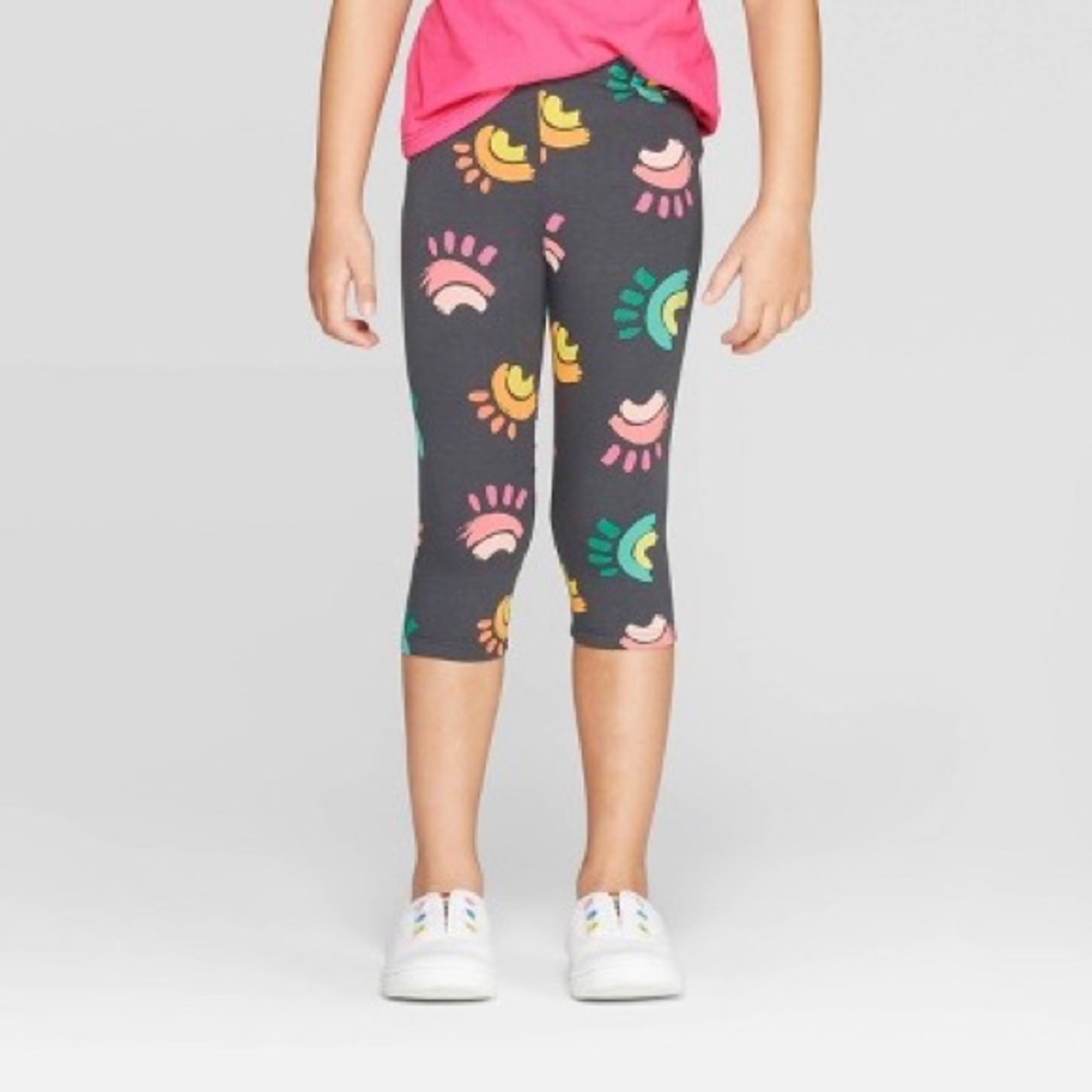 Cat & Jack Baby Girl Capri Leggings 12 M